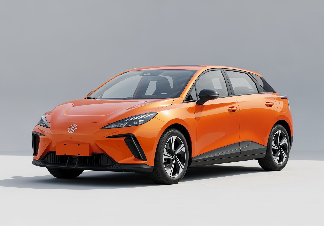 MG4 Electric orange — premier mandat JujuCar